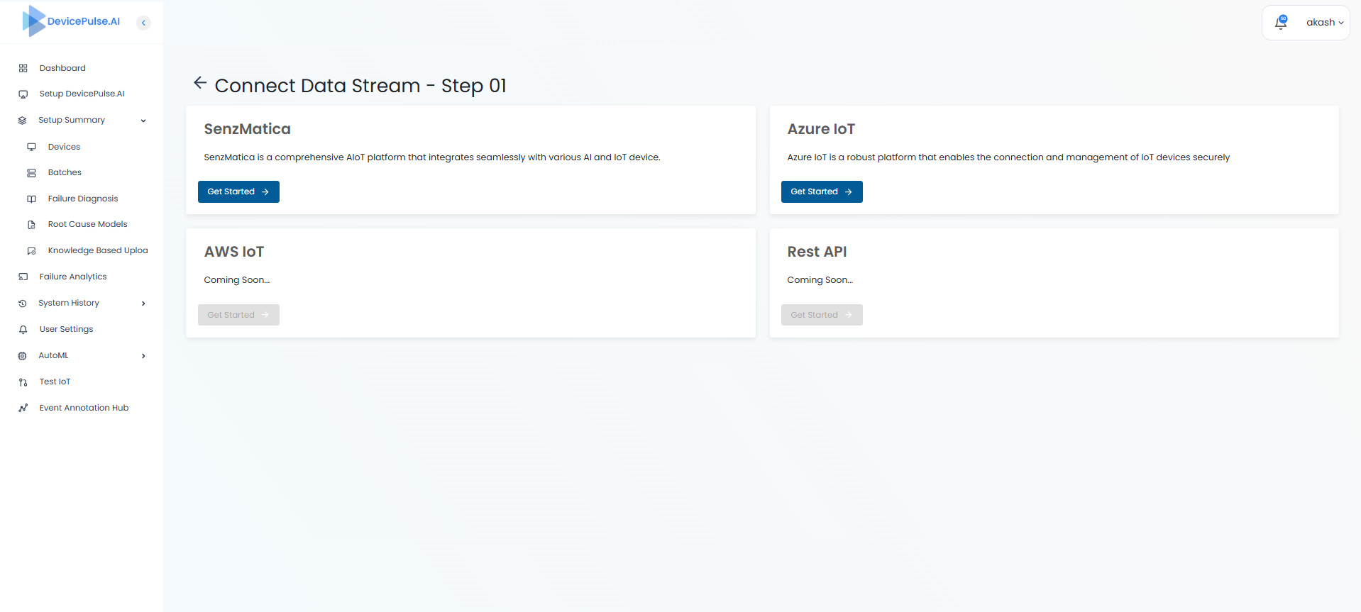 Connect Data Streams