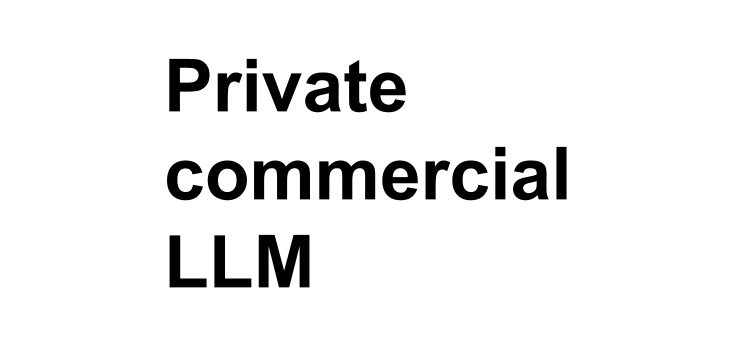 Private commercial LLM