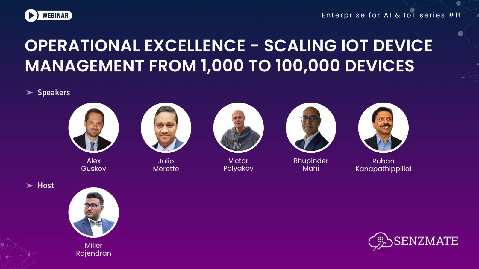 SenzMate Enterprise Webinar Series 11: Operational Excellence