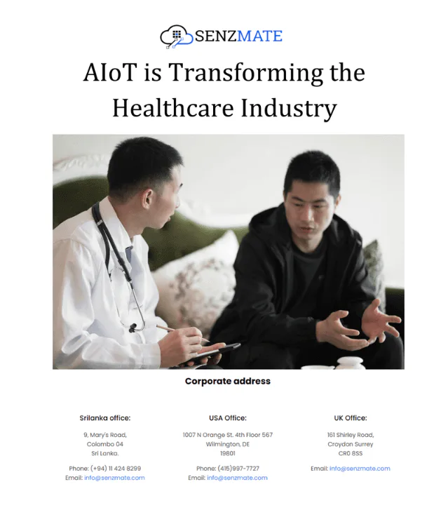 AIoT is Transforming the Healthcare Industry white paper cover